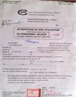 Attestation de Non Utilisation du Personnel Salarié